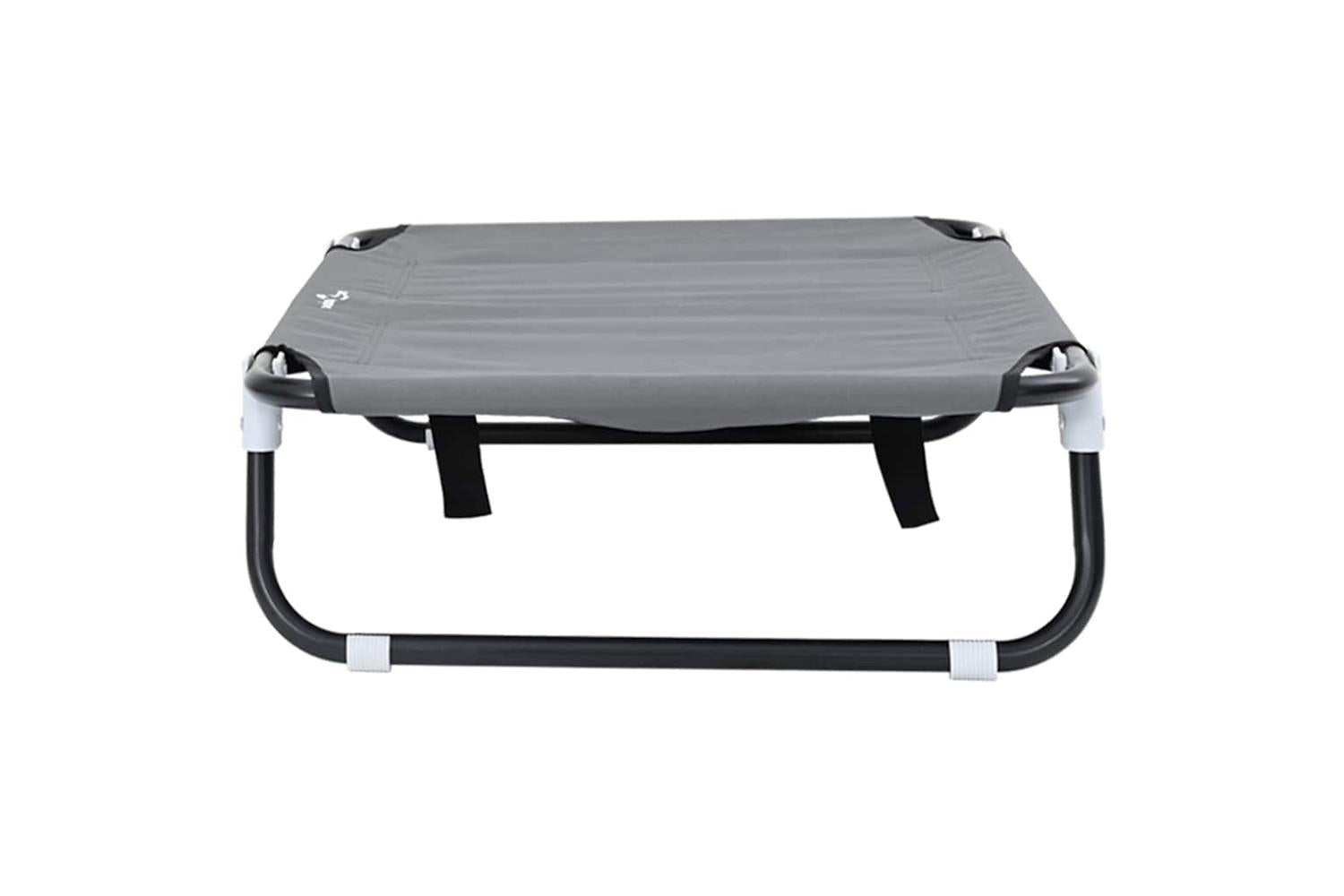 Dog Bed Light Grey M Oxford Fabric And Steel-5