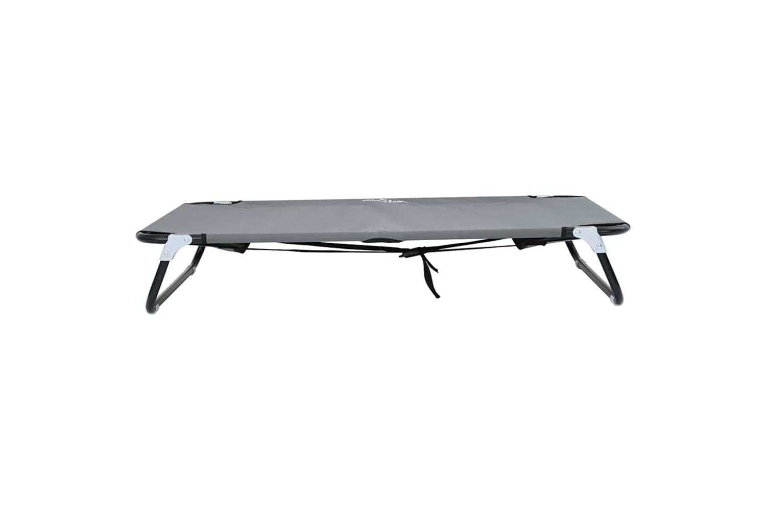 Dog Bed Light Grey 90 X 55 X 18 Cm Oxford Fabric And Steel-4