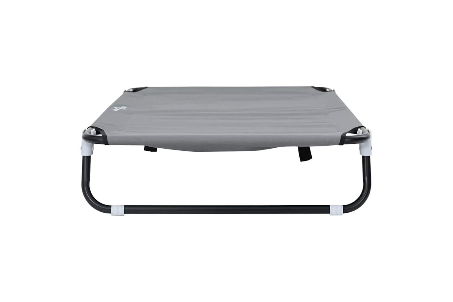 Dog Bed Light Grey 90 X 55 X 18 Cm Oxford Fabric And Steel-5