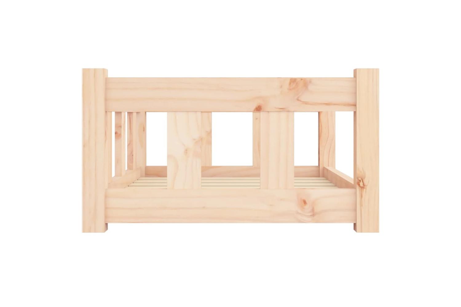 Dog Bed 655x505x28 Cm Solid Wood Pine-5