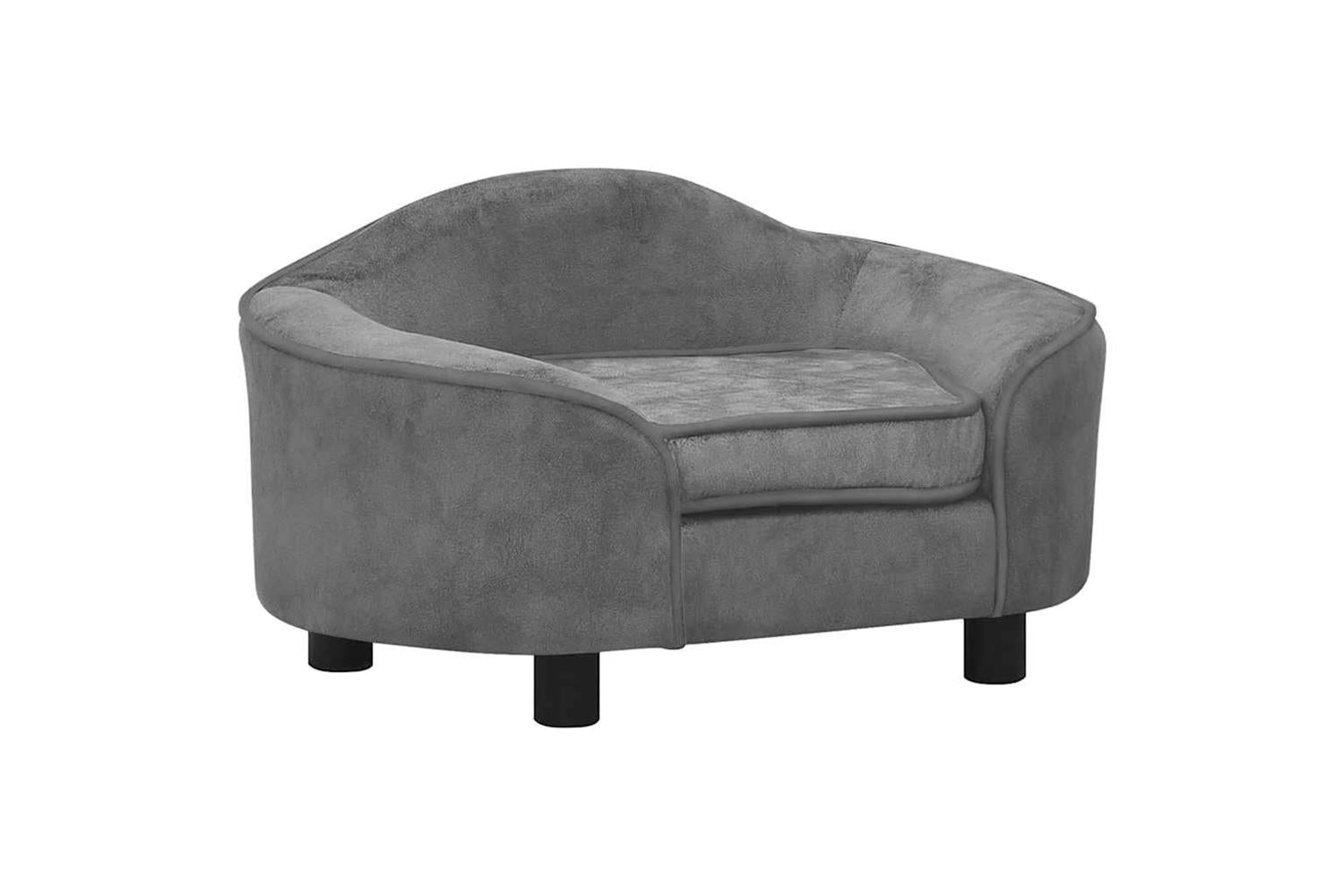 Dog Sofa Grey 67x47x36 Cm Plush