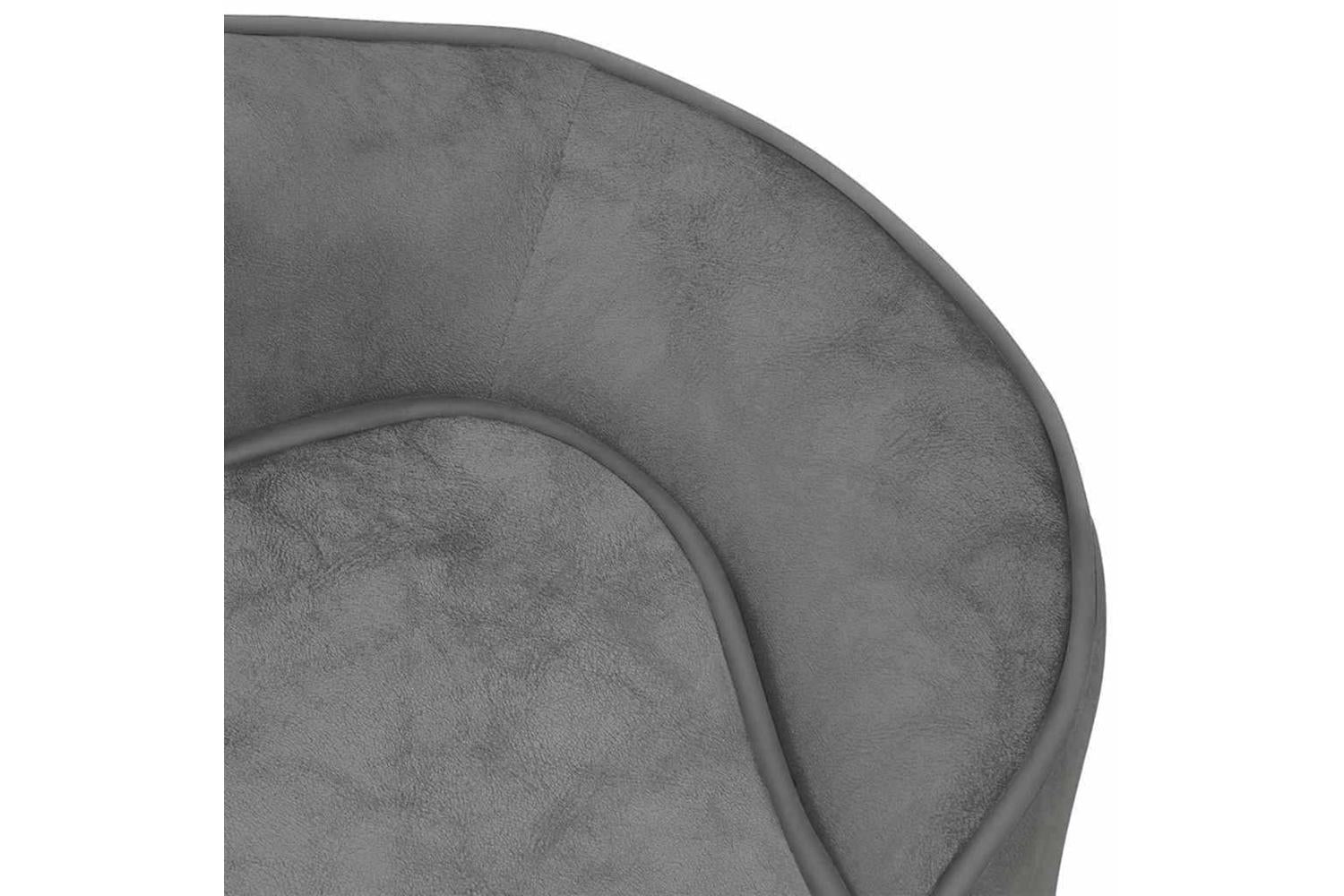 Dog Sofa Grey 67x47x36 Cm Plush-6