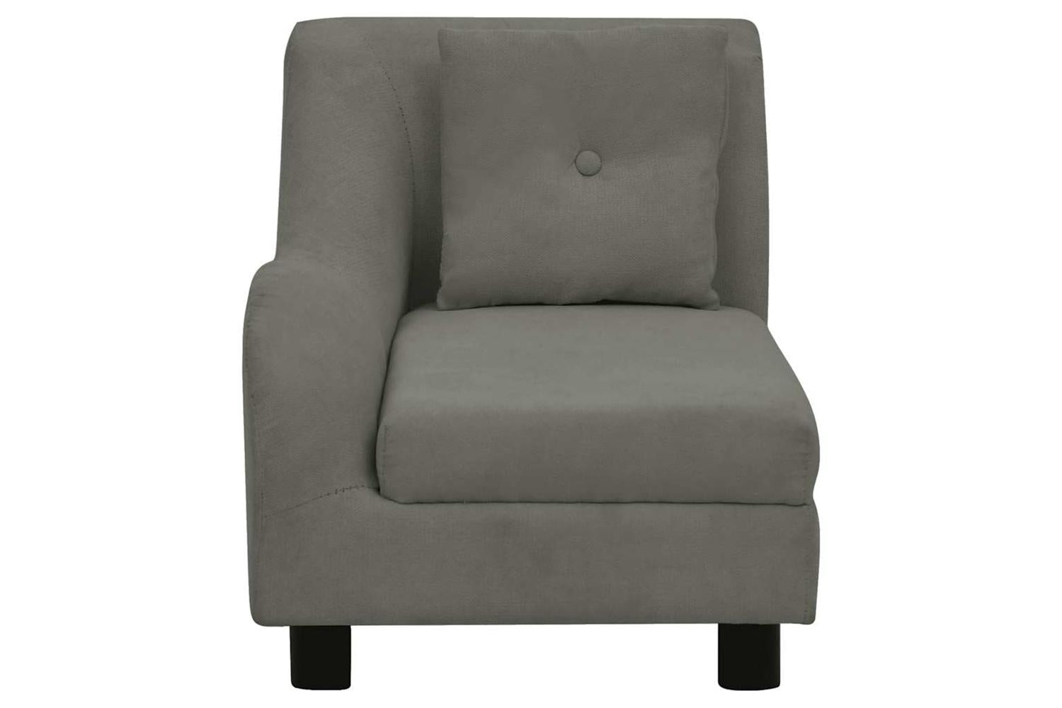 Dog Sofa With Pillow Dark Grey 83x44x44 Cm Plush-5