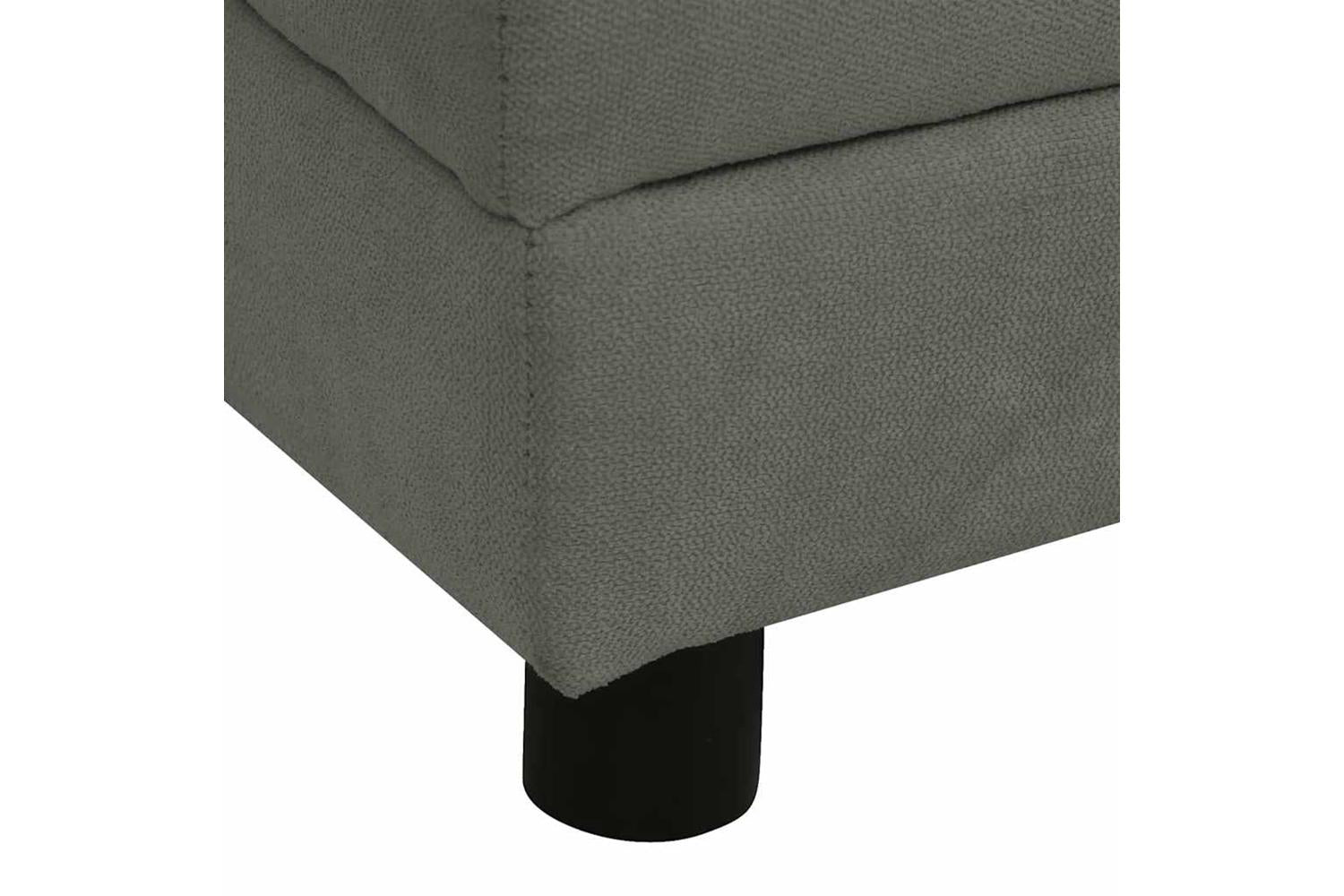 Dog Sofa With Pillow Dark Grey 83x44x44 Cm Plush-8