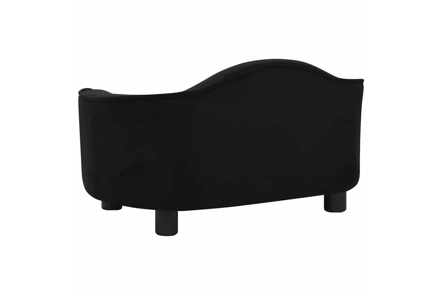 Dog Sofa Black 67x47x36 Cm Plush-5