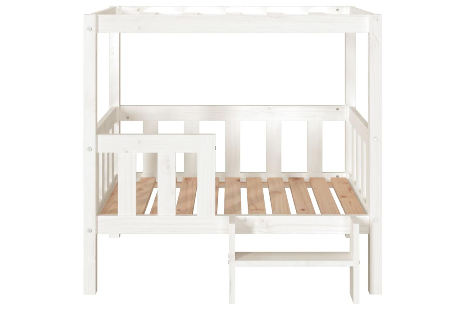 Dog Bed White 955x735x90 Cm Solid Wood Pine-5