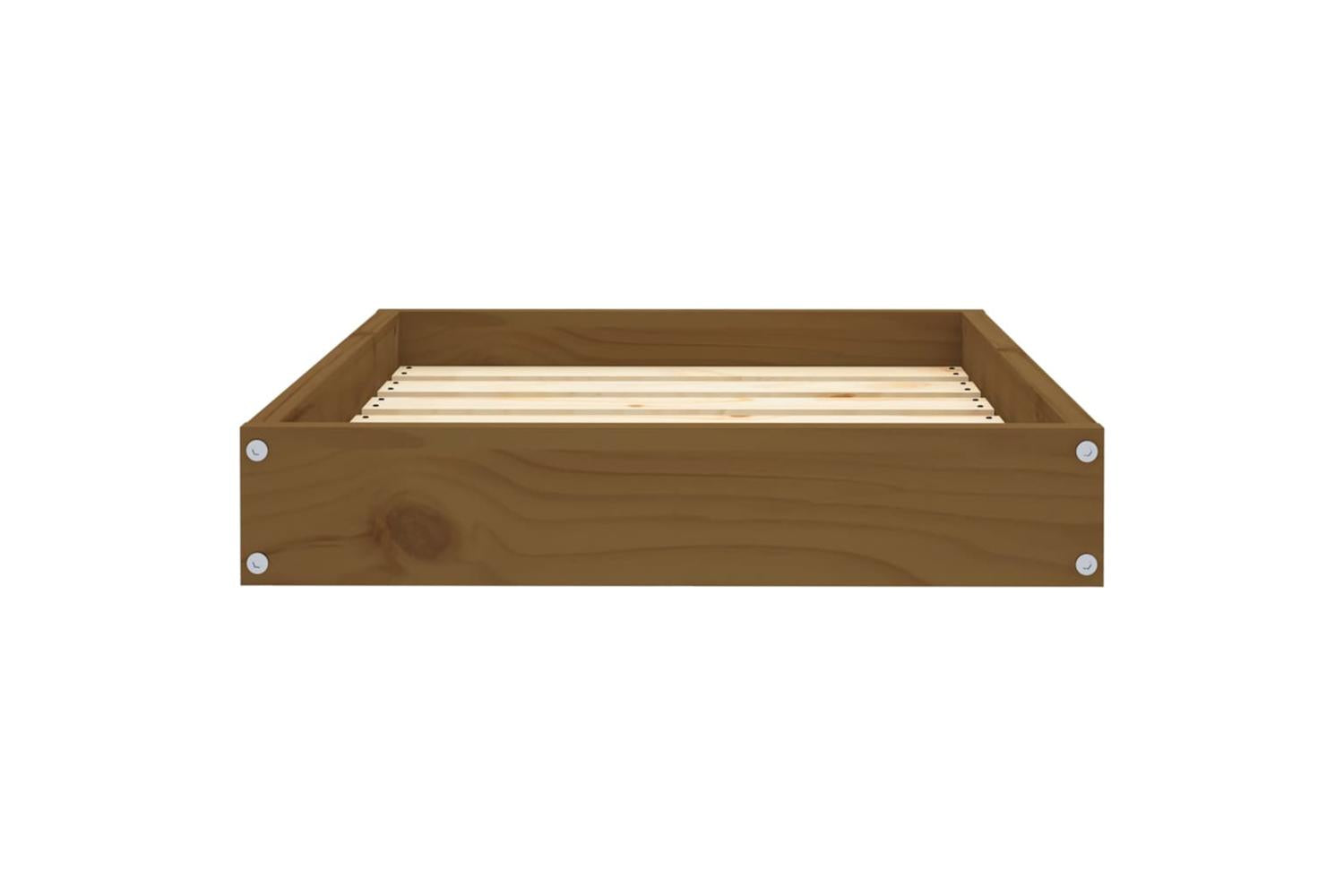 Dog Bed Honey Brown 615x49x9 Cm Solid Wood Pine-4