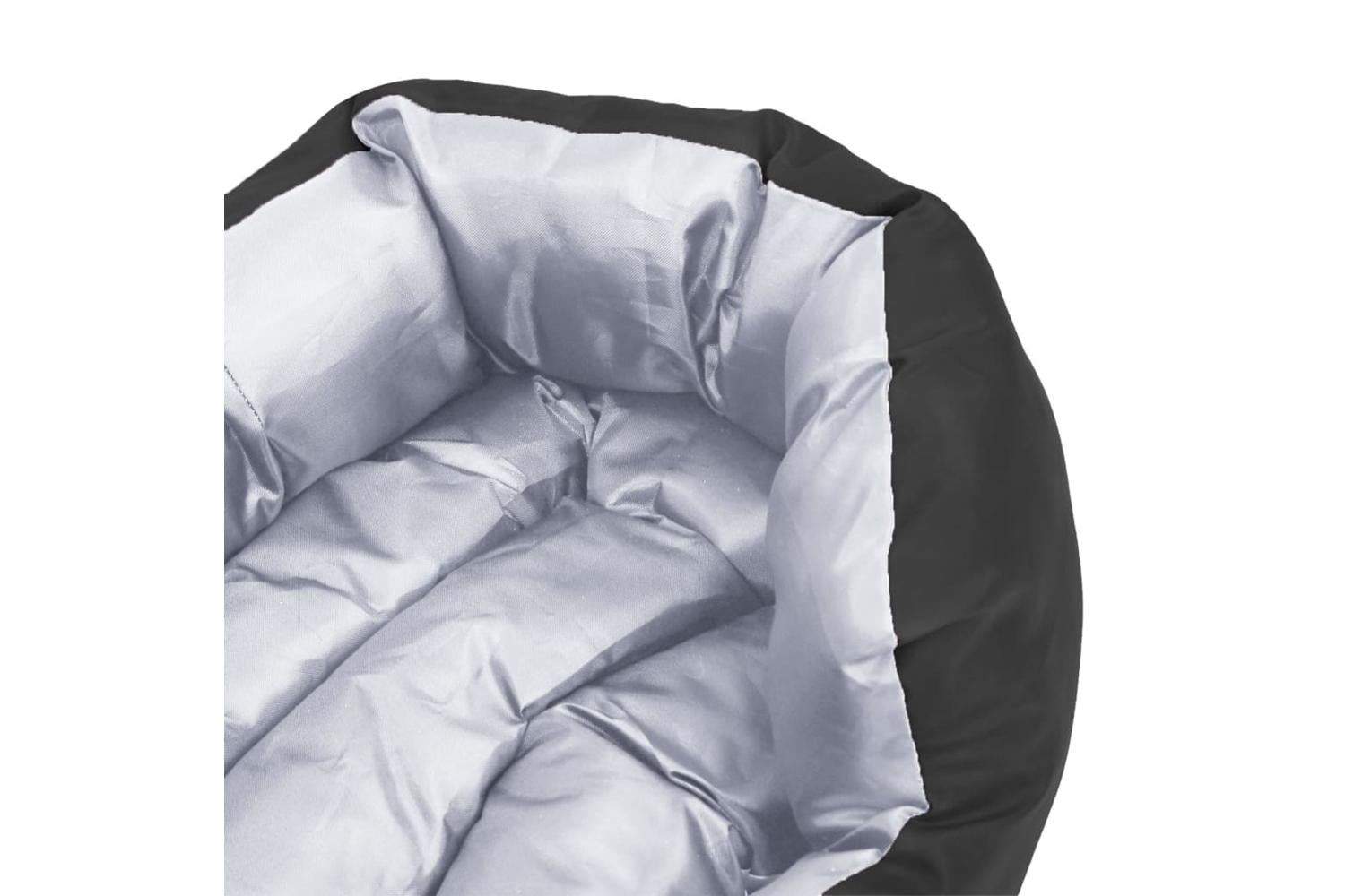 Reversible Washable Dog Cushion Grey And Black 65x50x20 Cm-10