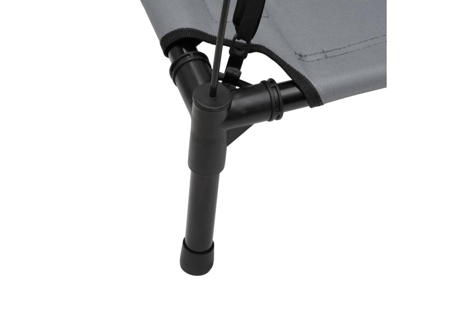 Dog Bed With Canopy Anthracite Oxford Fabric And Steel-8
