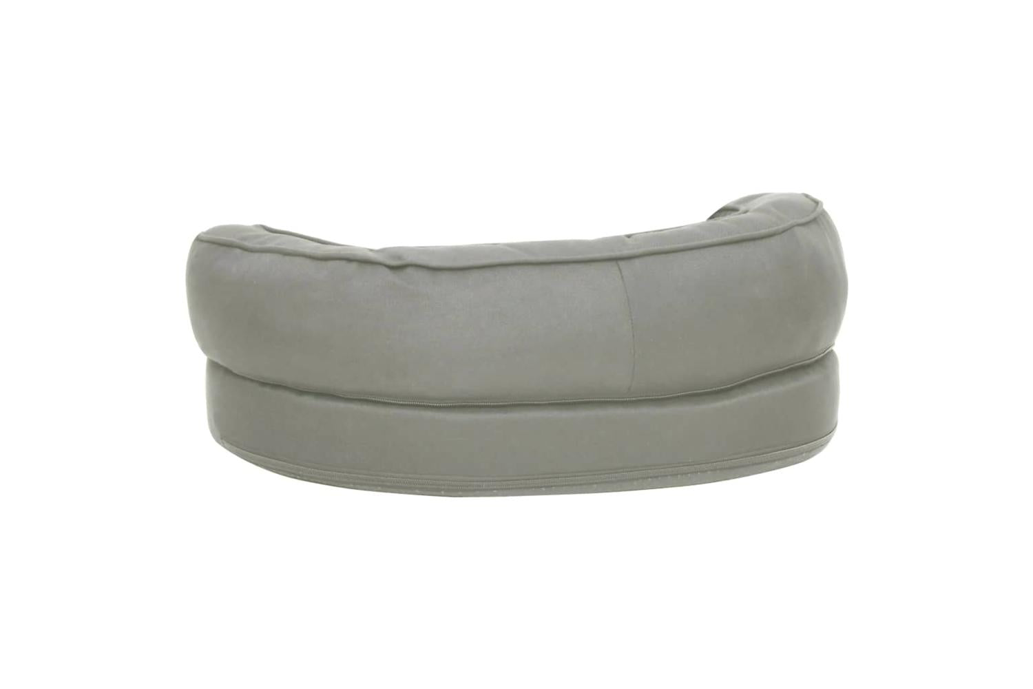 Ergonomic Dog Bed Mattress 60x42 Cm Linen Look Grey-5