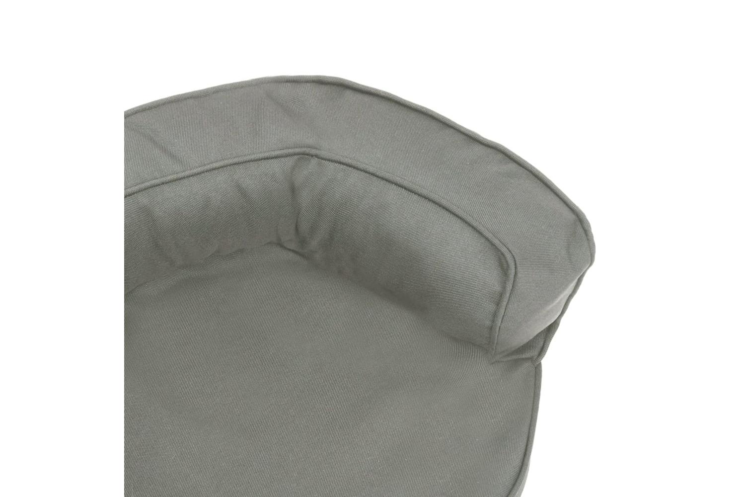 Ergonomic Dog Bed Mattress 60x42 Cm Linen Look Grey-6