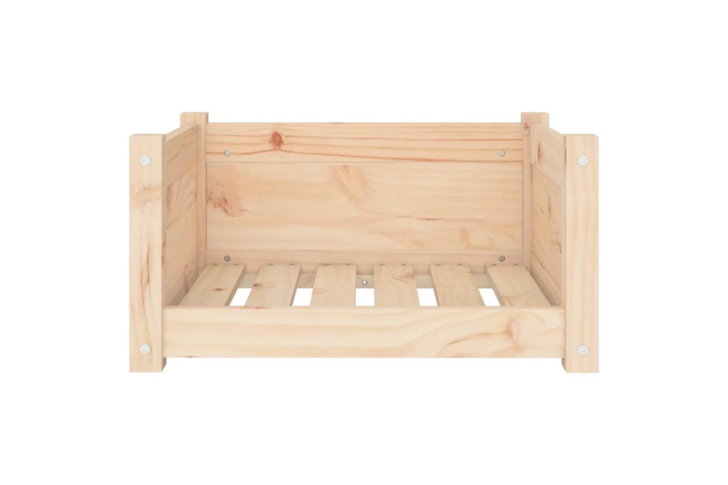 Dog Bed 555x455x28 Cm Solid Pine Wood-5