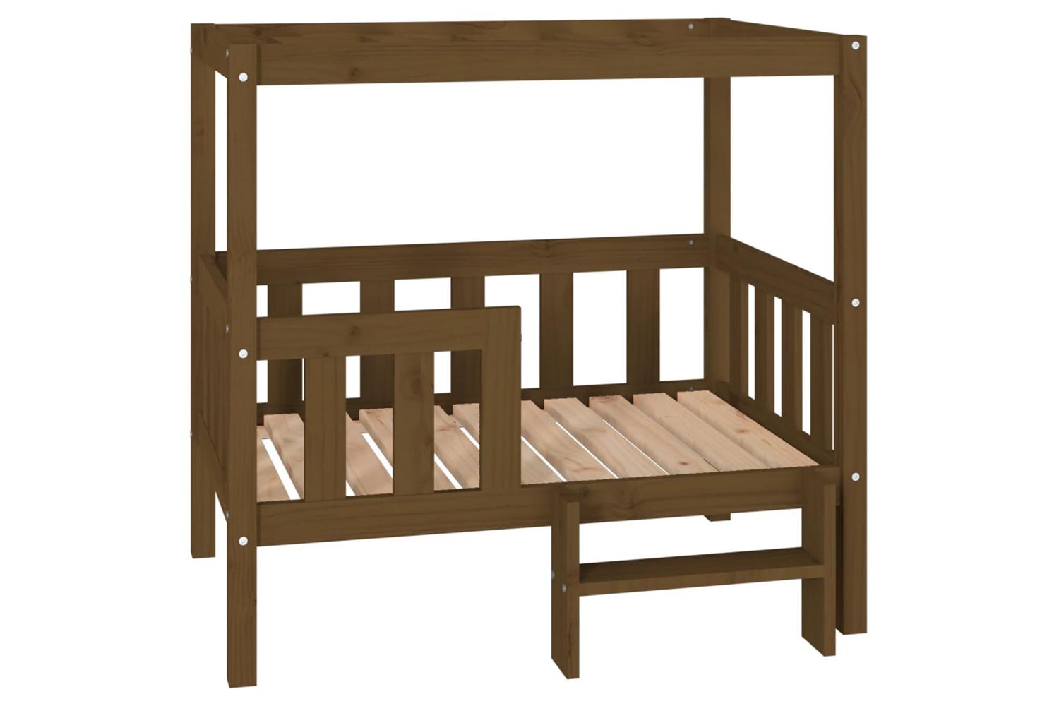 Dog Bed Honey Brown 955x735x90cm Solid Wood Pine-2
