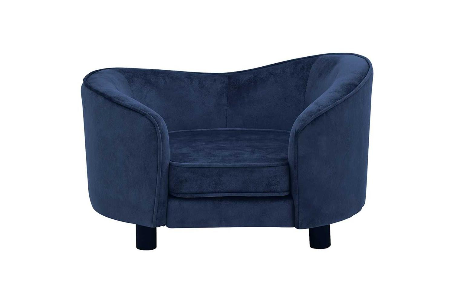 Dog Sofa Blue 69x49x40 Cm Plush-3