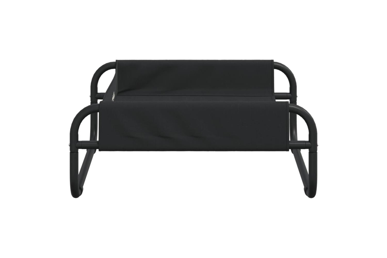 Elevated Dog Bed Anthracite Oxford Fabric And Steel-6