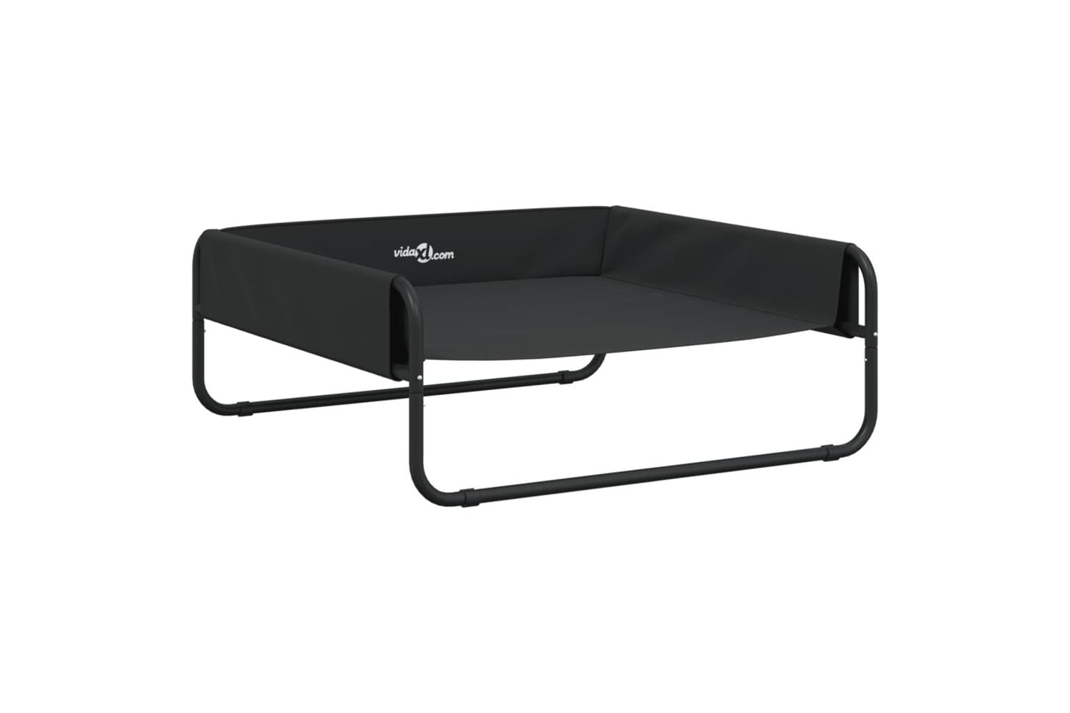 Elevated Dog Bed Anthracite Oxford Fabric And Steel