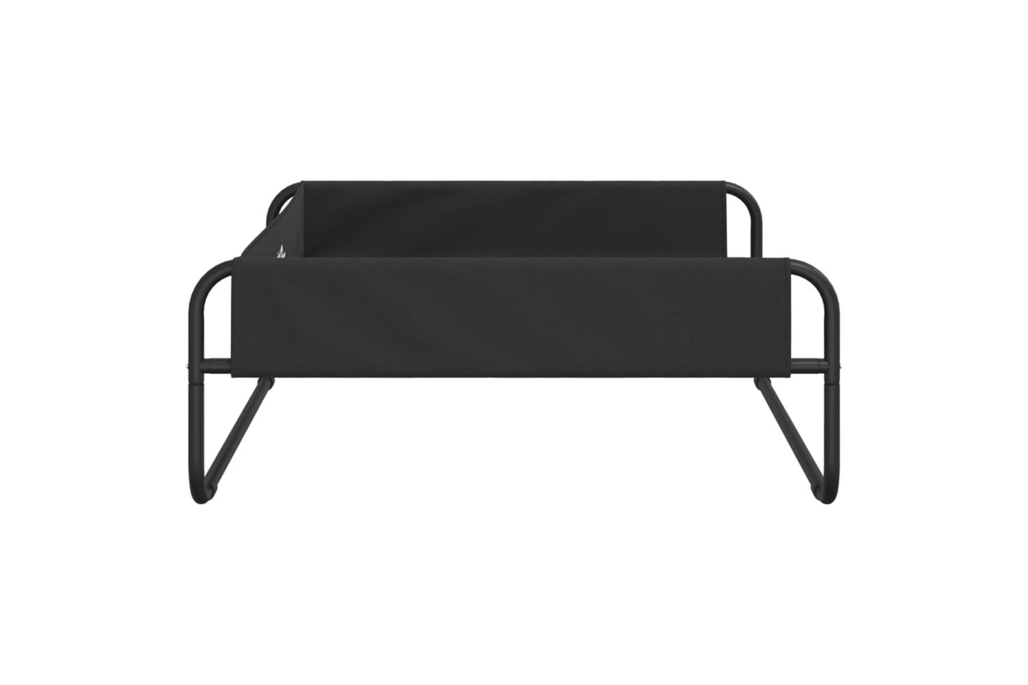 Elevated Dog Bed Anthracite Oxford Fabric And Steel-6