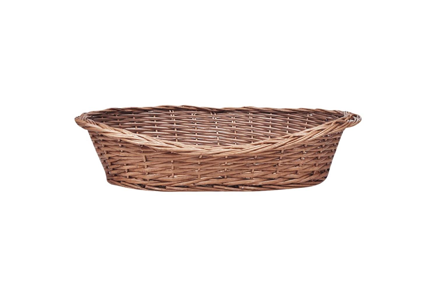Willow Dog Basketpet Bed Natural 50 Cm-2