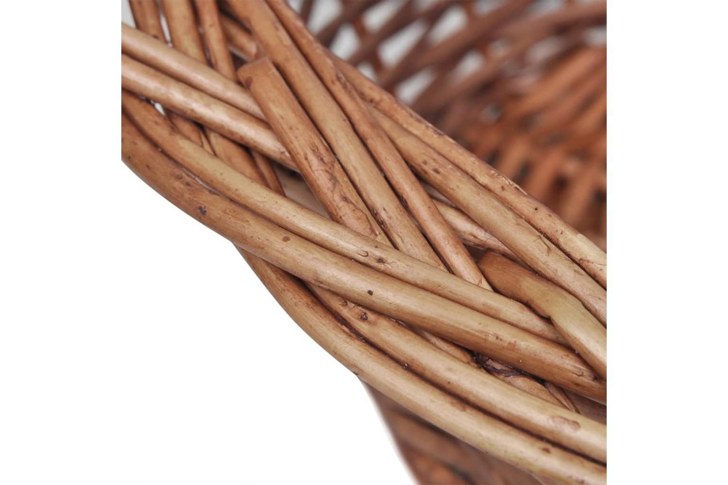 Willow Dog Basketpet Bed Natural 50 Cm-4
