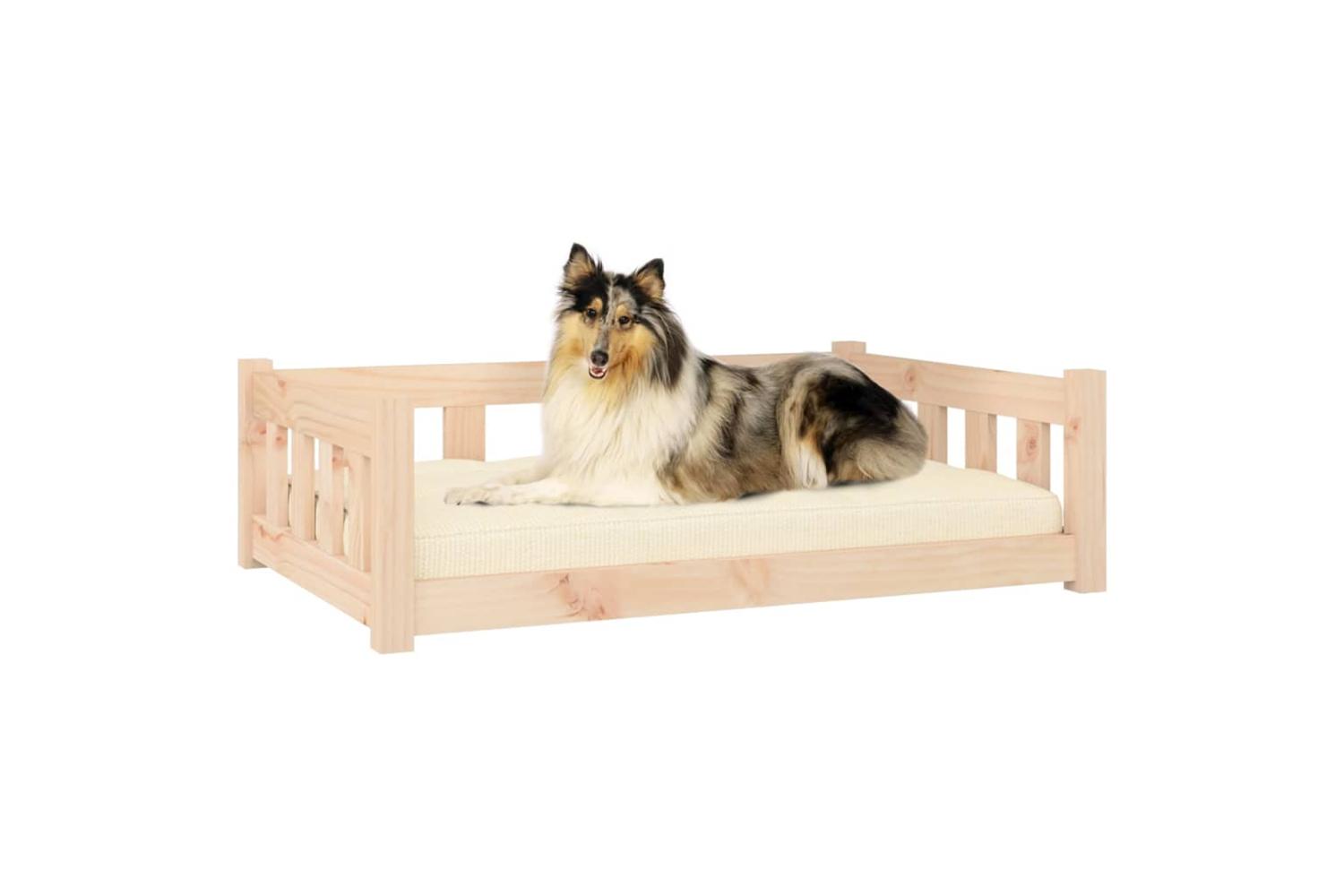 Dog Bed 955x655x28 Cm Solid Wood Pine-3