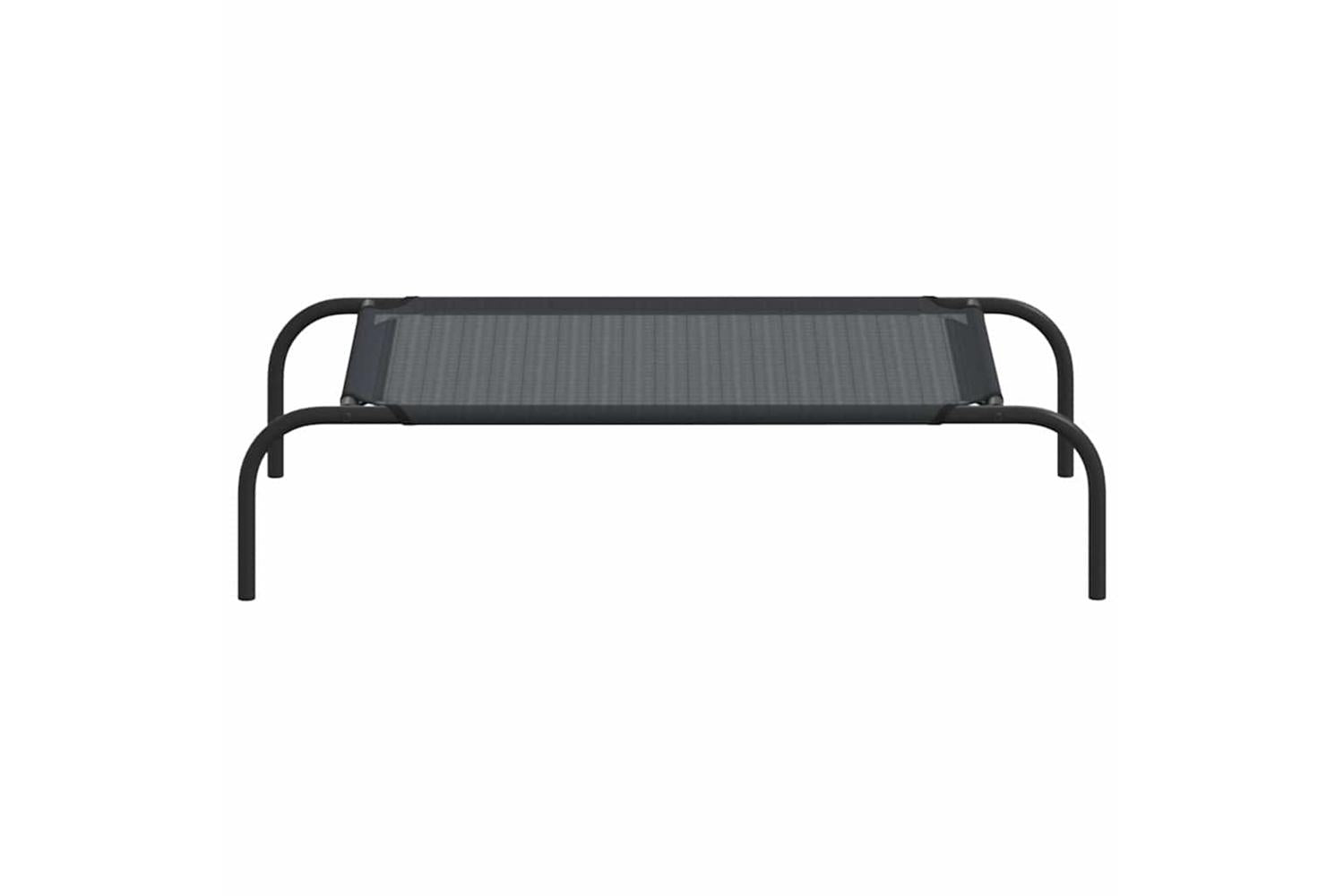 Elevated Dog Bed Black S Textilene-4