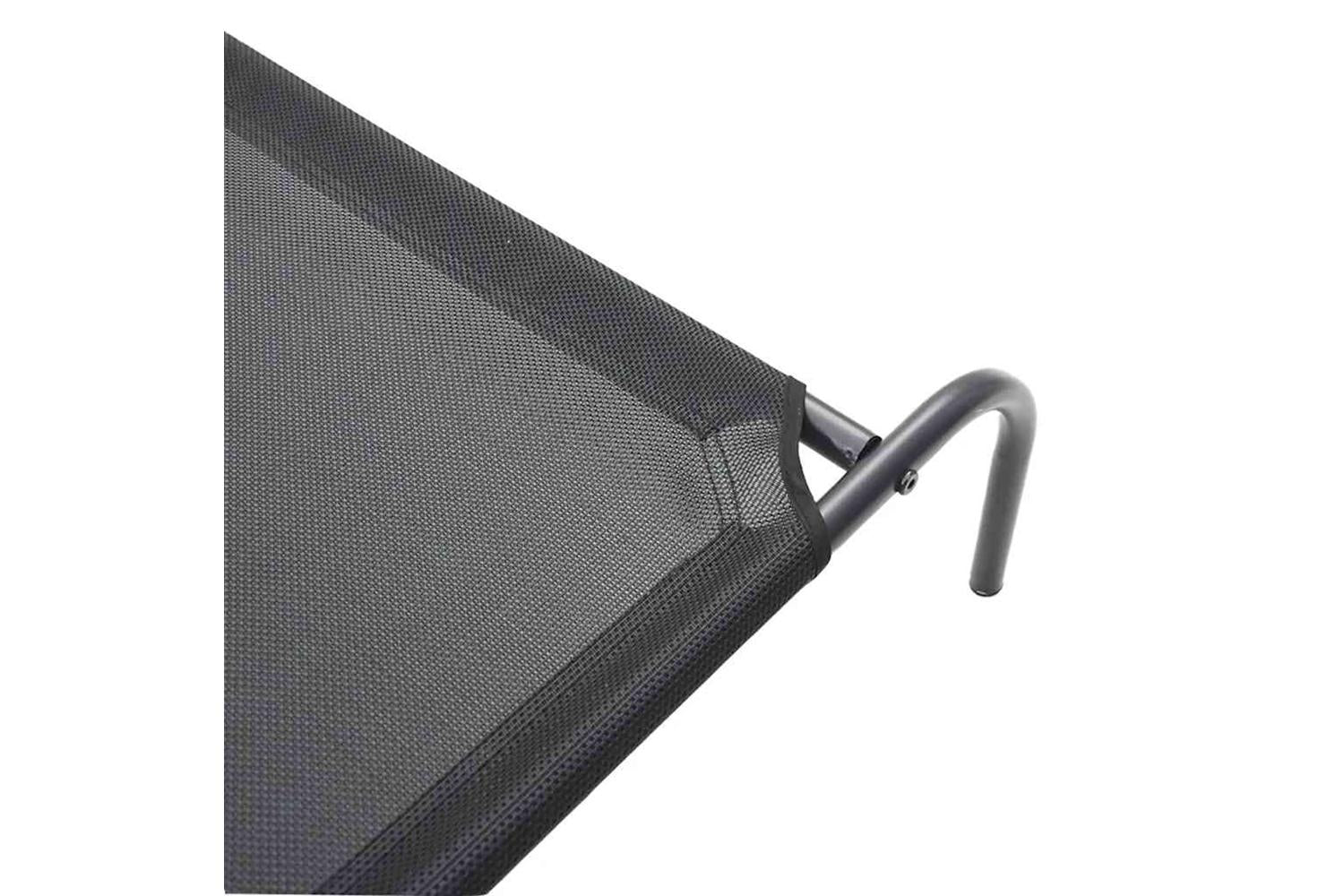 Elevated Dog Bed Black S Textilene-7