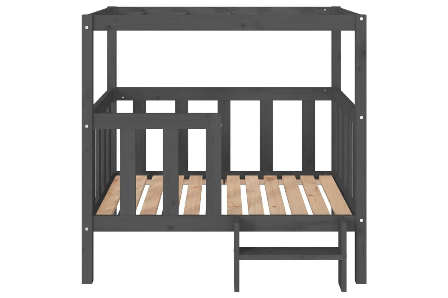 Dog Bed Grey 1055 X 835 X 100 Cm Solid Wood Pine-5