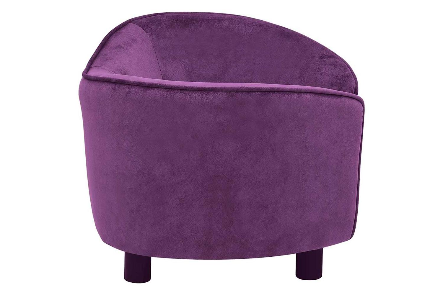 Dog Sofa Burgundy 69x49x40 Cm Plush-4