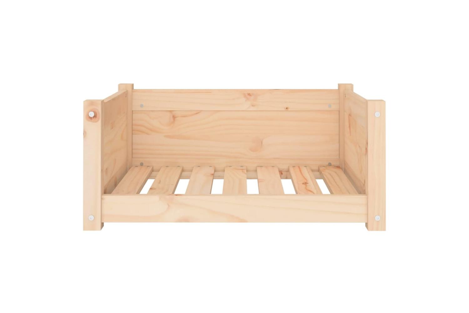 Dog Bed 655x505x28 Cm Solid Pine Wood-5