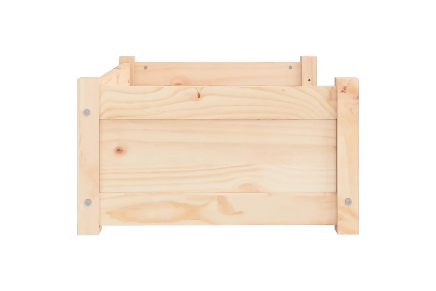 Dog Bed 655x505x28 Cm Solid Pine Wood-6