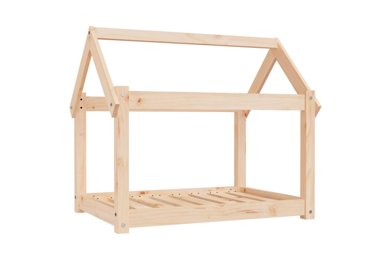 Dog Bed 81x60x70 Cm Solid Wood Pine-2
