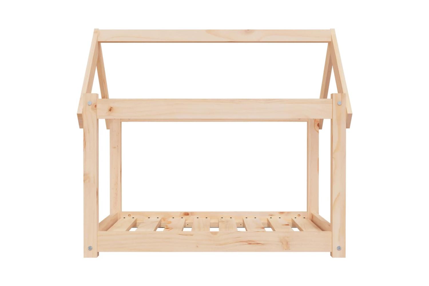Dog Bed 81x60x70 Cm Solid Wood Pine-5