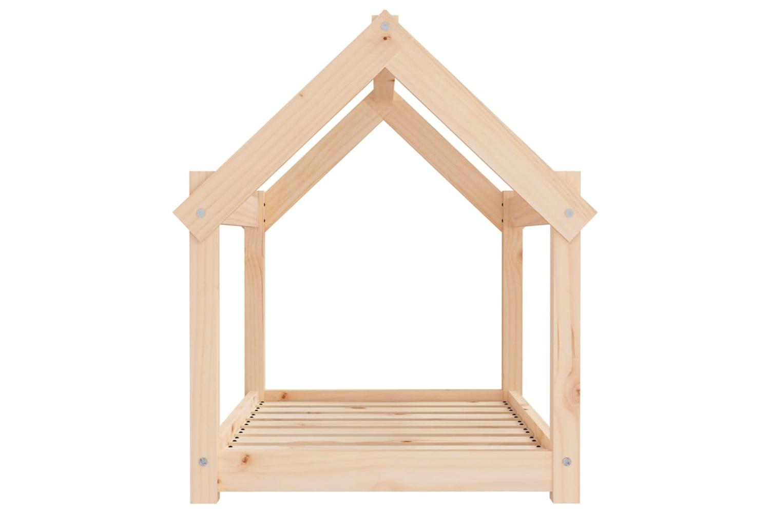 Dog Bed 81x60x70 Cm Solid Wood Pine-6