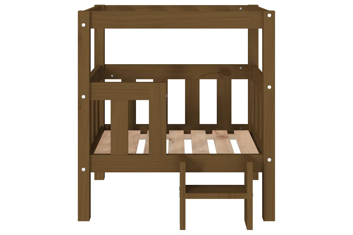 Dog Bed Honey Brown 655x505x70 Cm Solid Wood Pine-5