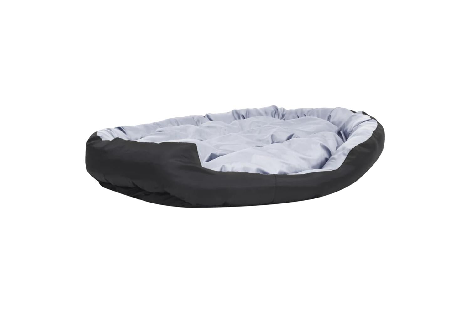 Reversible Washable Dog Cushion Grey And Black 150x120x25 Cm-7