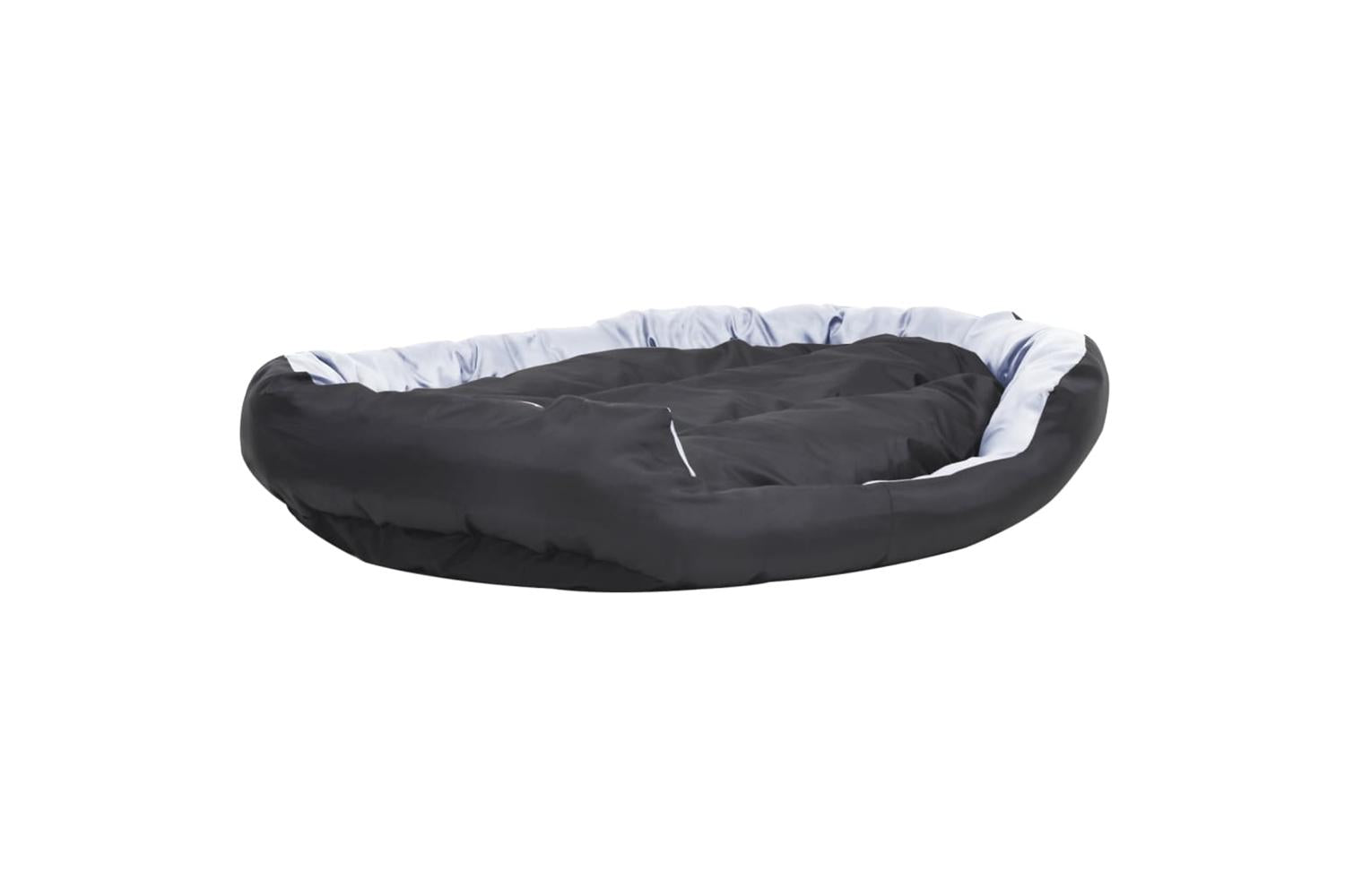 Reversible Washable Dog Cushion Grey And Black 150x120x25 Cm-8