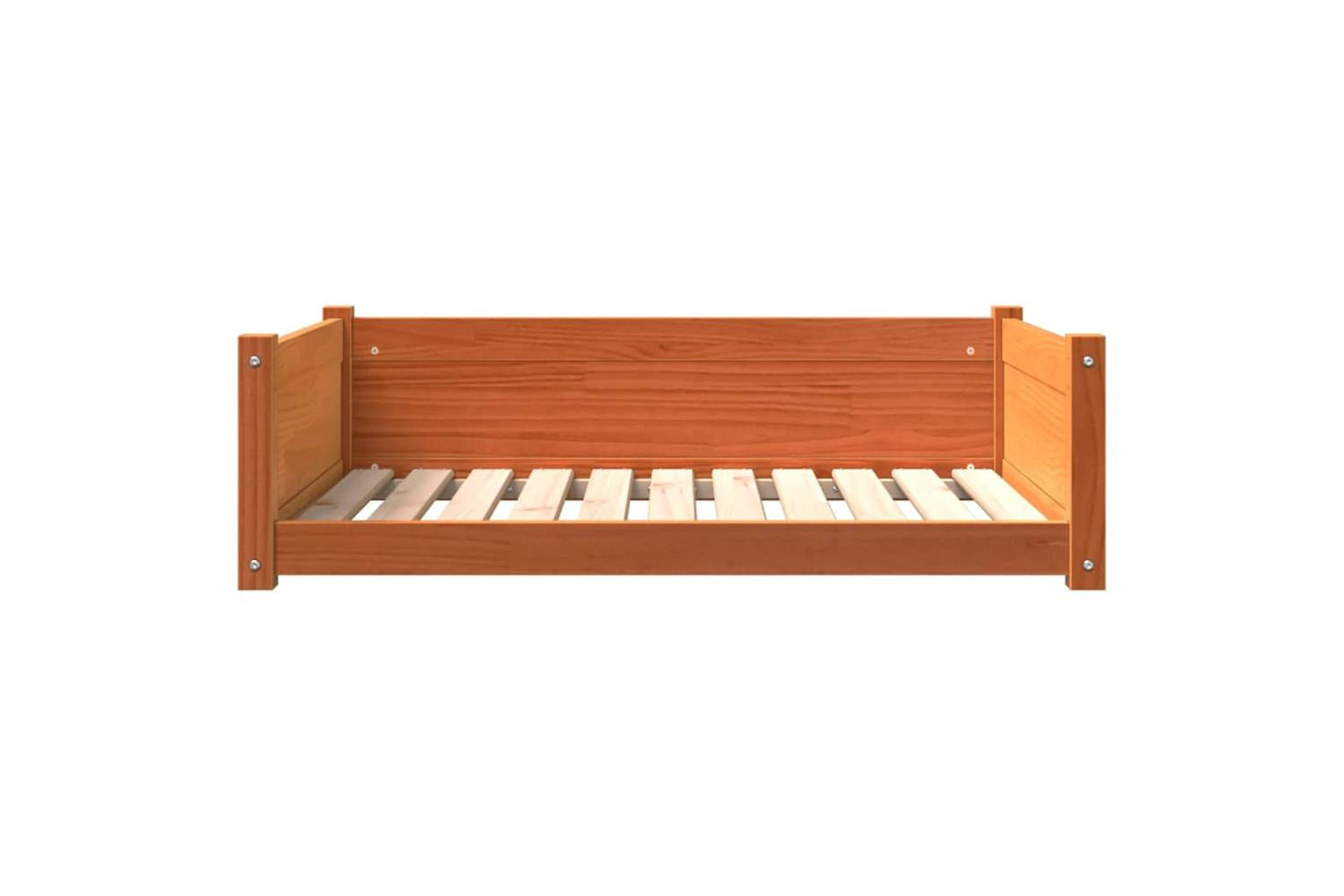Dog Bed Wax Brown 955x655x28 Cm Solid Wood Pine-5