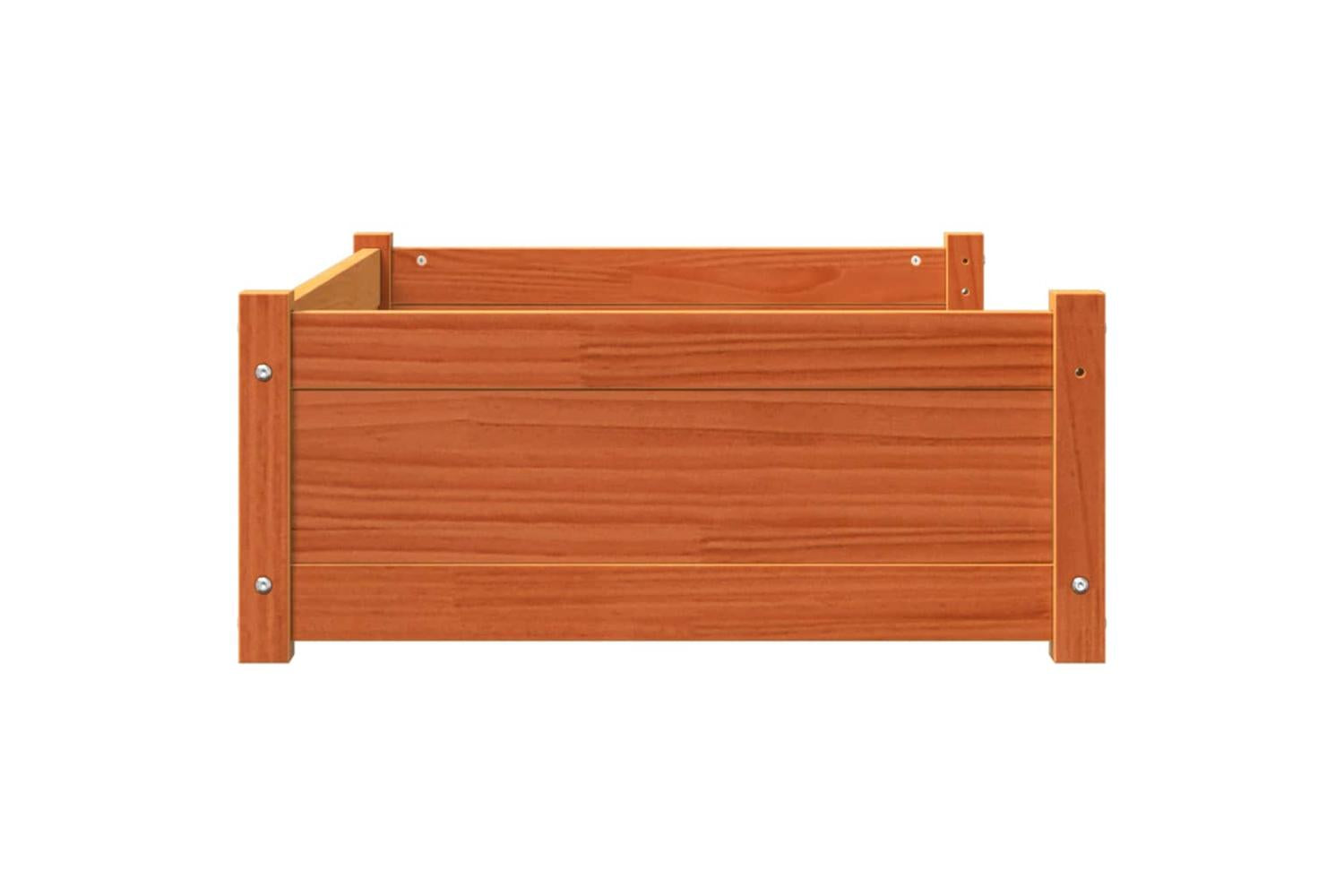 Dog Bed Wax Brown 955x655x28 Cm Solid Wood Pine-6