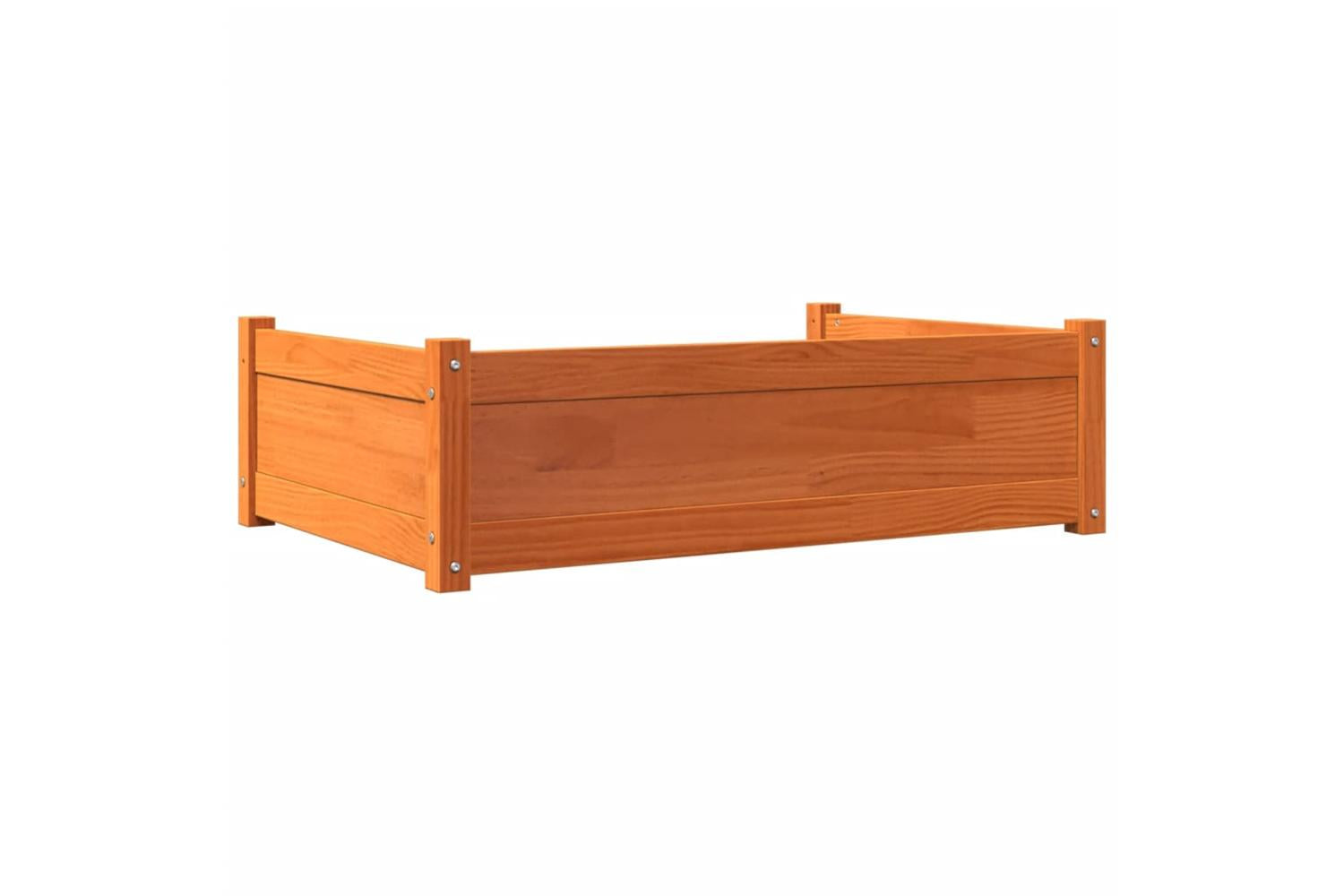 Dog Bed Wax Brown 955x655x28 Cm Solid Wood Pine-7