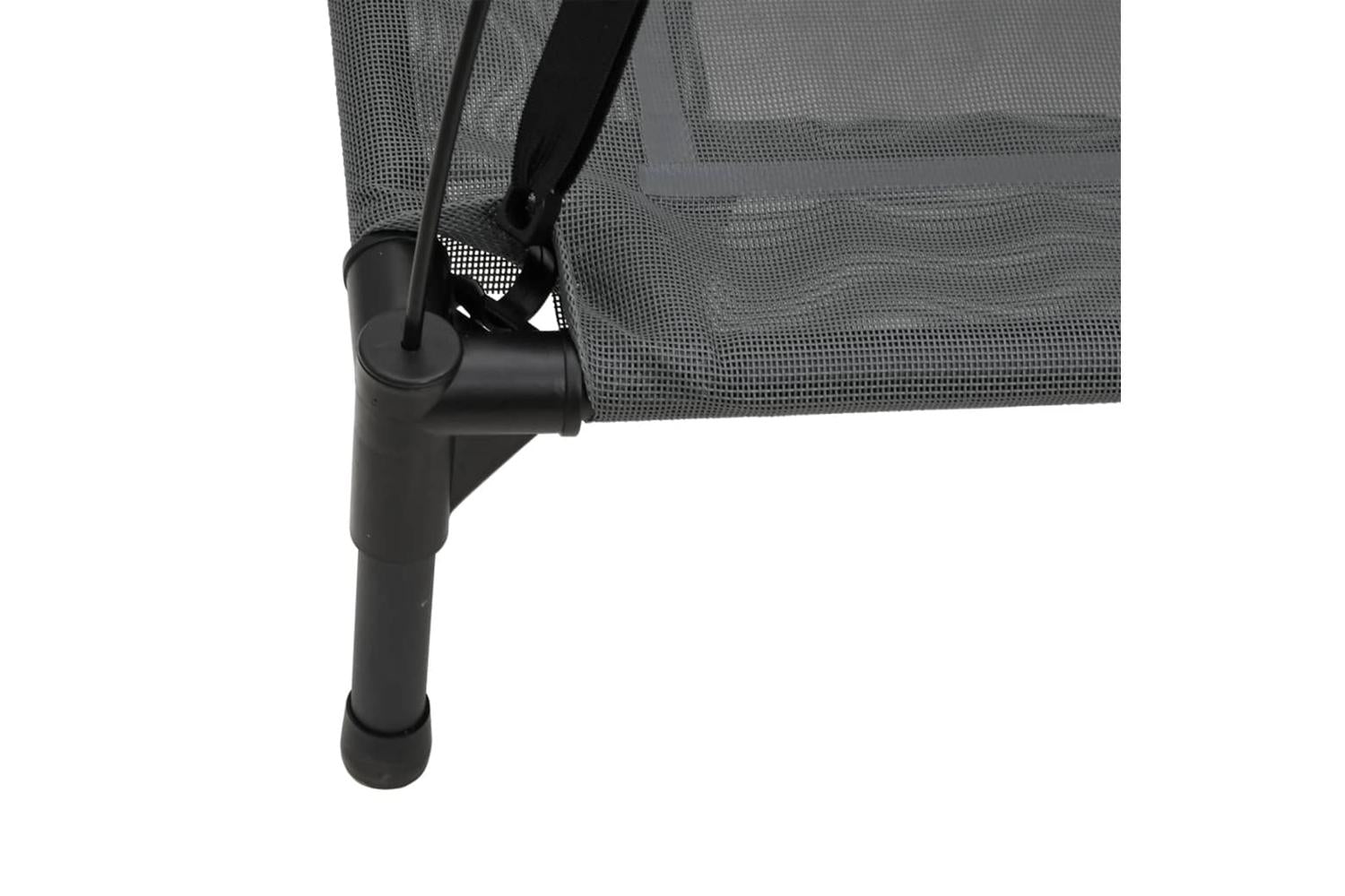 Dog Bed With Canopy Anthracite Oxford Fabric And Steel-7