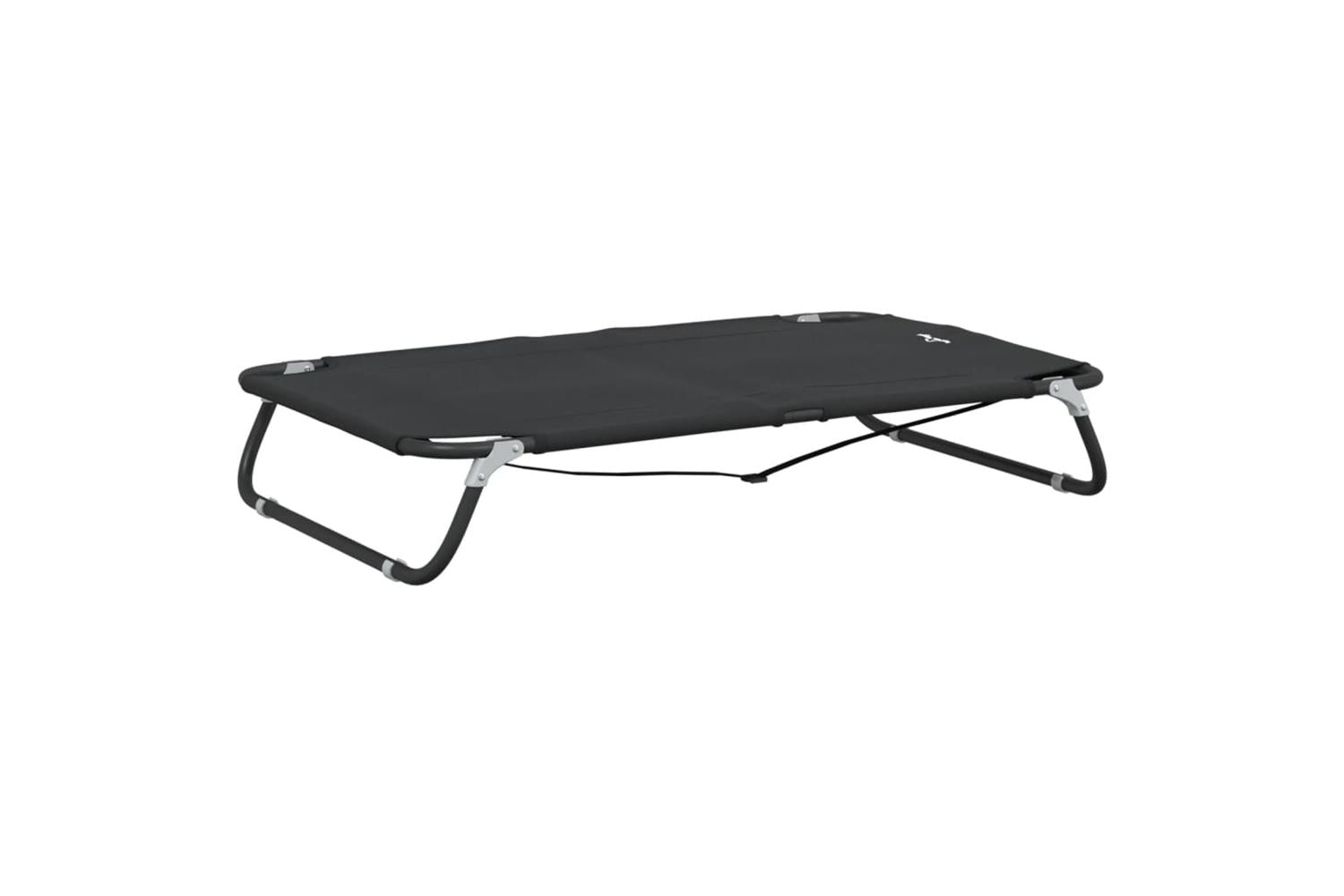 Dog Bed Foldable Anthracite Oxford Fabric And Steel-2