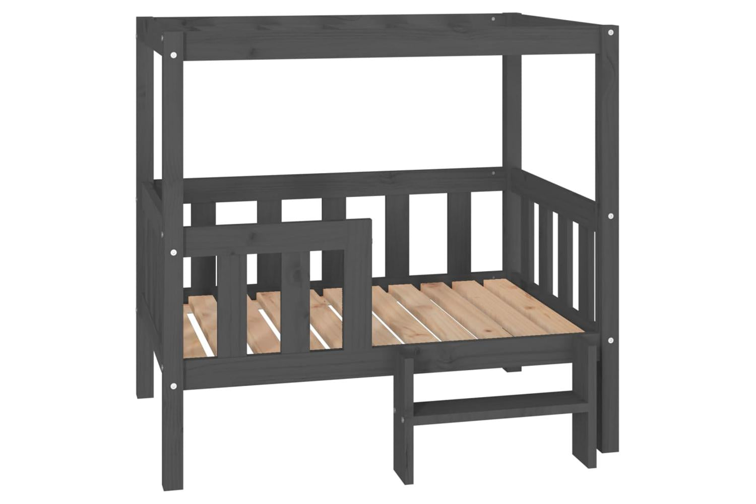 Dog Bed Grey 955x735x90 Cm Solid Wood Pine-2