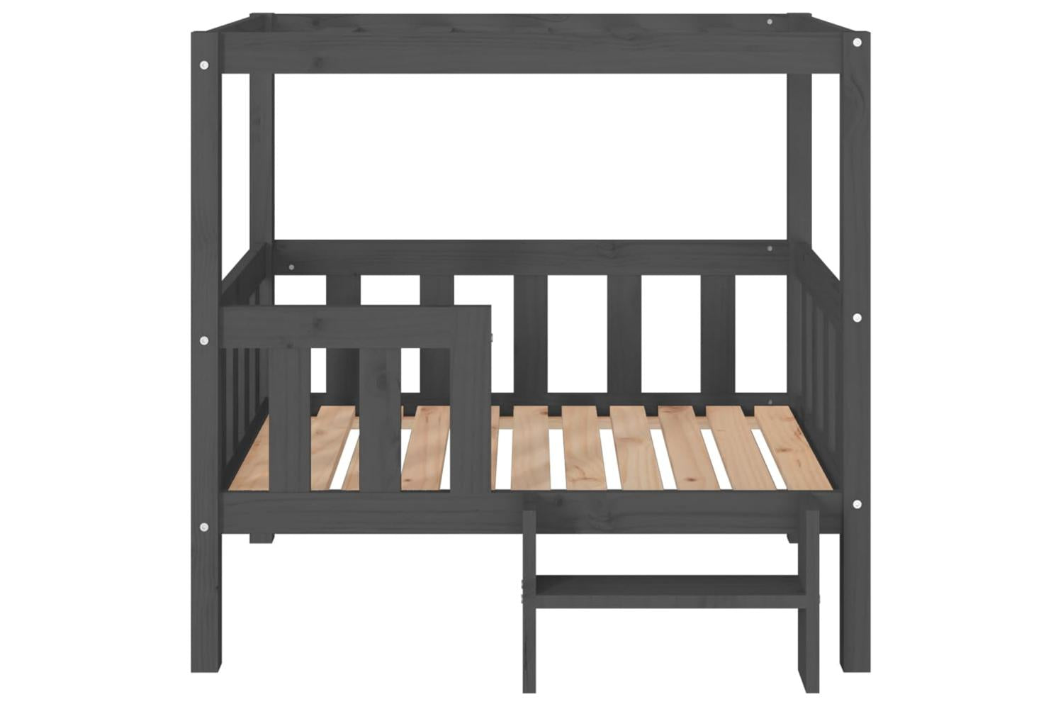 Dog Bed Grey 955x735x90 Cm Solid Wood Pine-5
