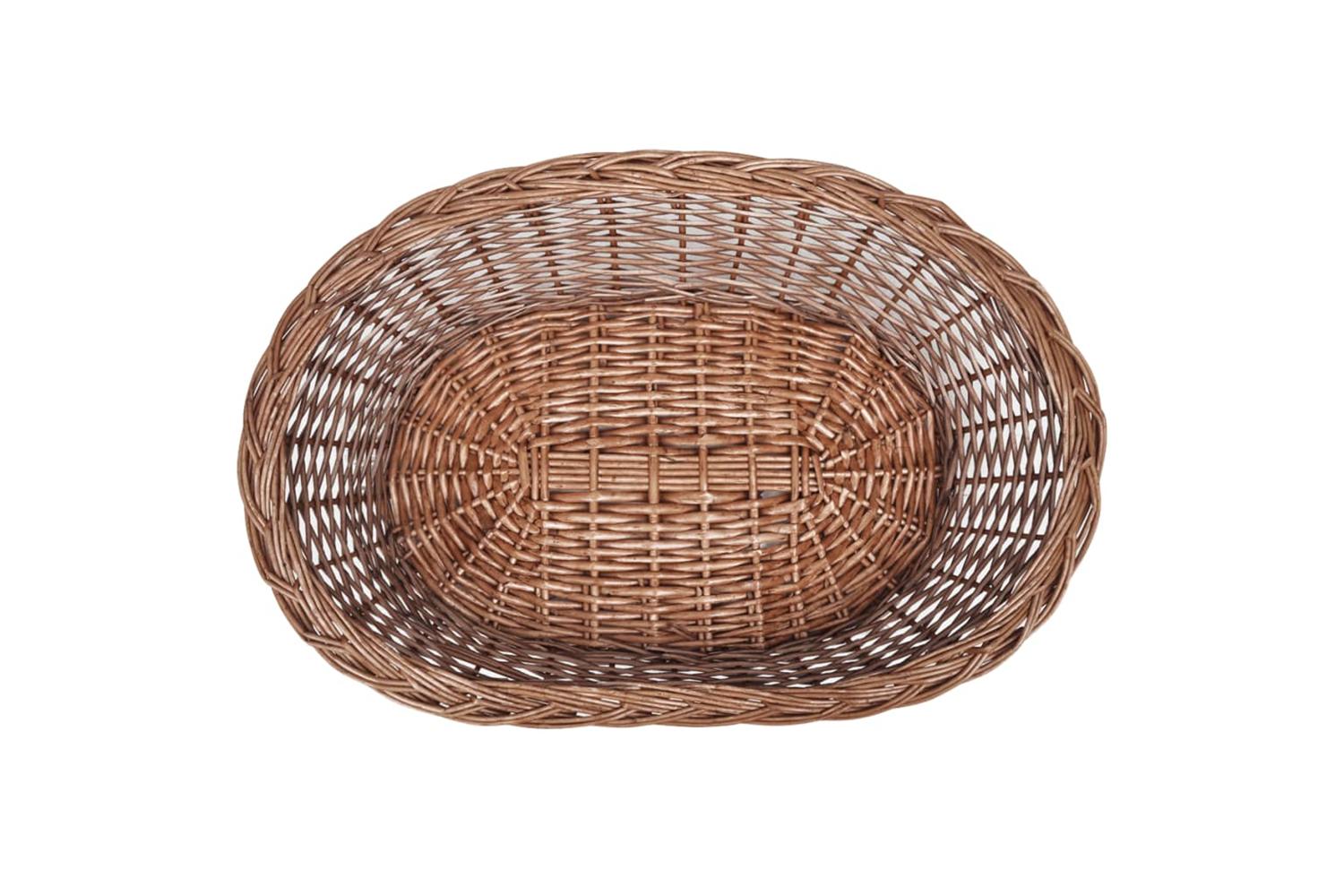 Willow Dog Basketpet Bed Natural 70 Cm-4