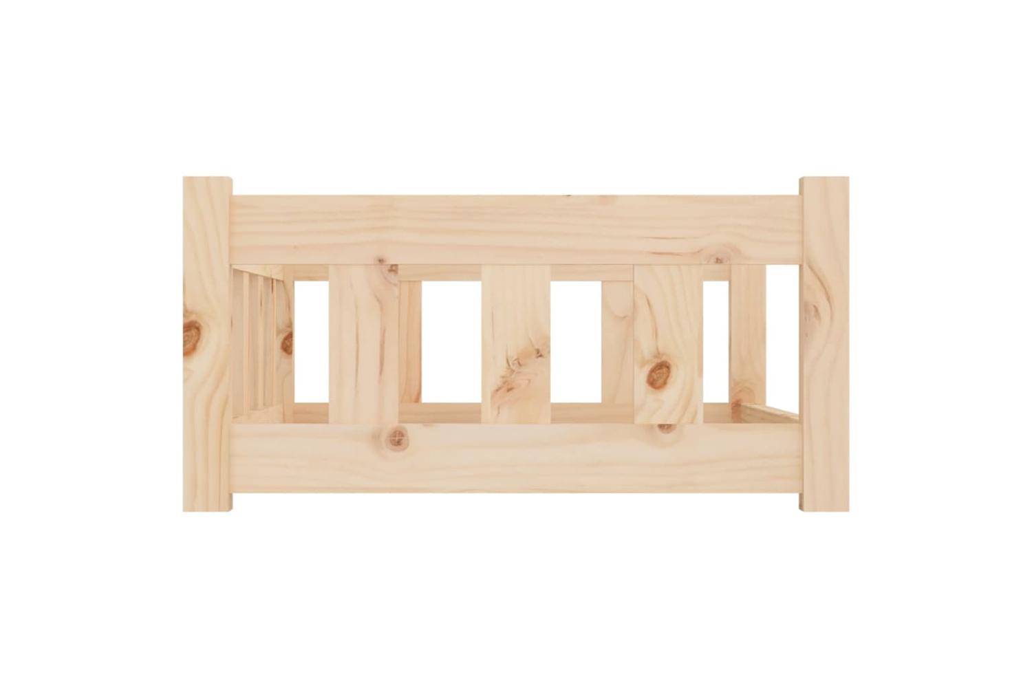 Dog Bed 755x555x28 Cm Solid Wood Pine-4