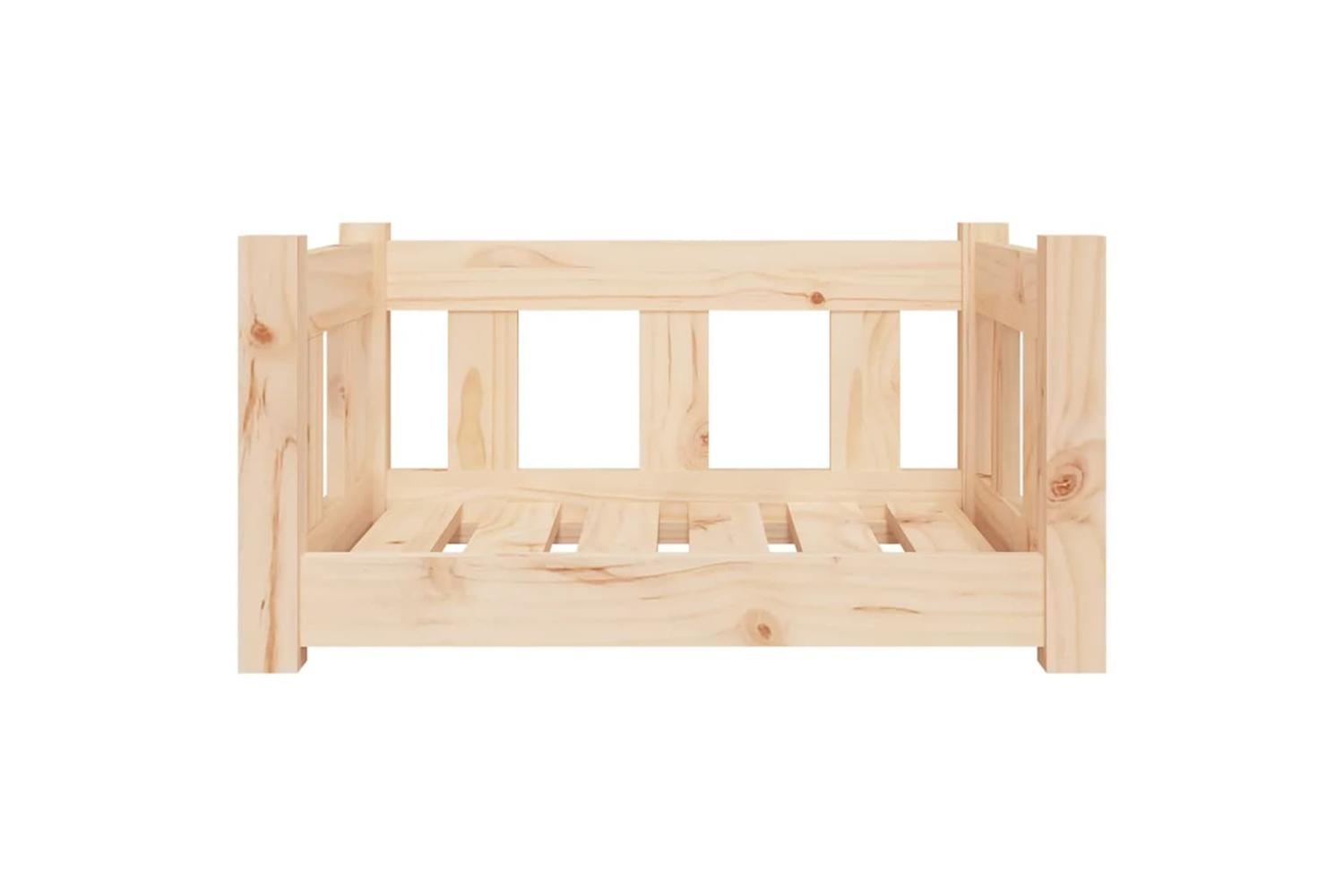 Dog Bed 555x455x28 Cm Solid Wood Pine-3