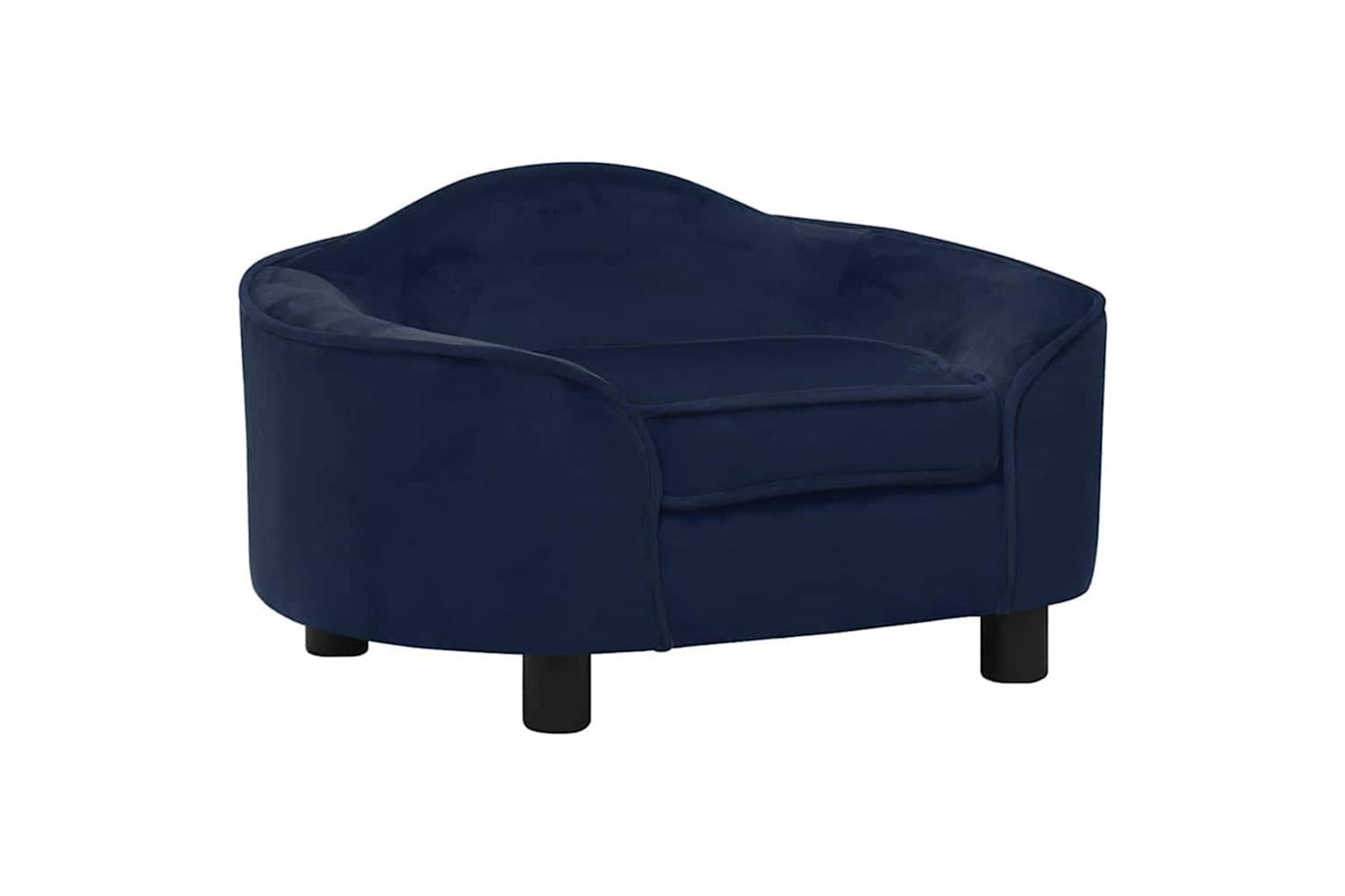 Dog Sofa Blue 67x47x36 Cm Plush