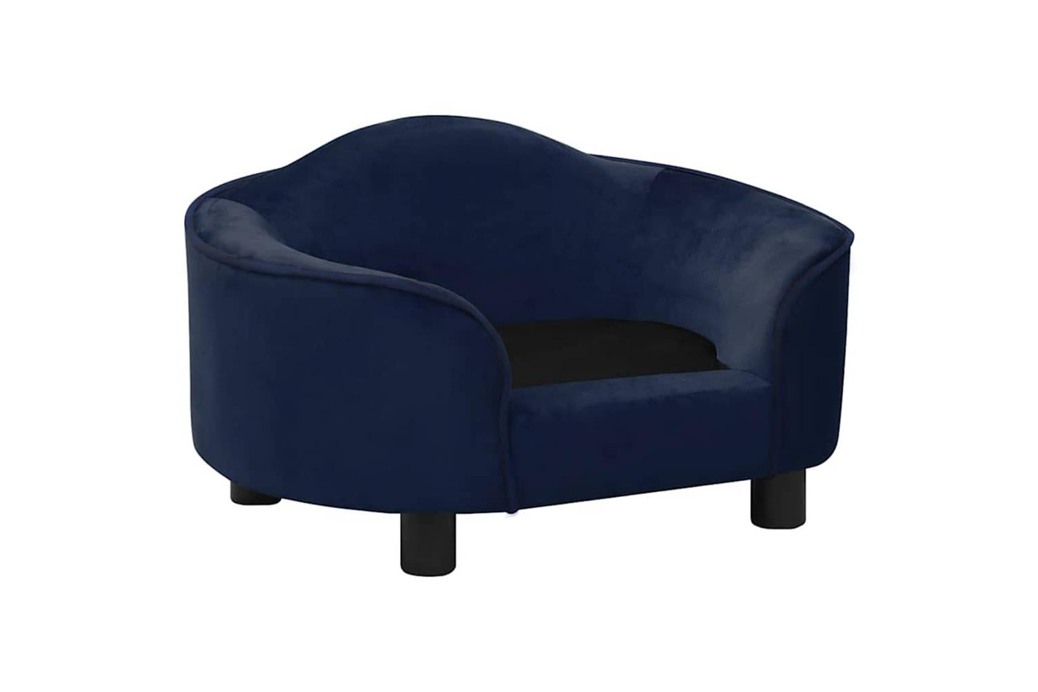 Dog Sofa Blue 67x47x36 Cm Plush-3