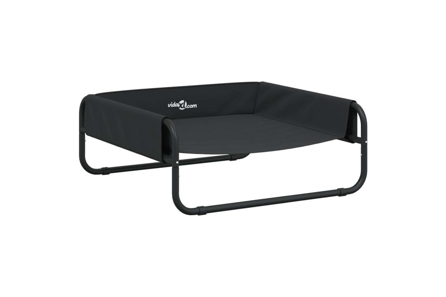 Elevated Dog Bed Anthracite Oxford Fabric And Steel-2