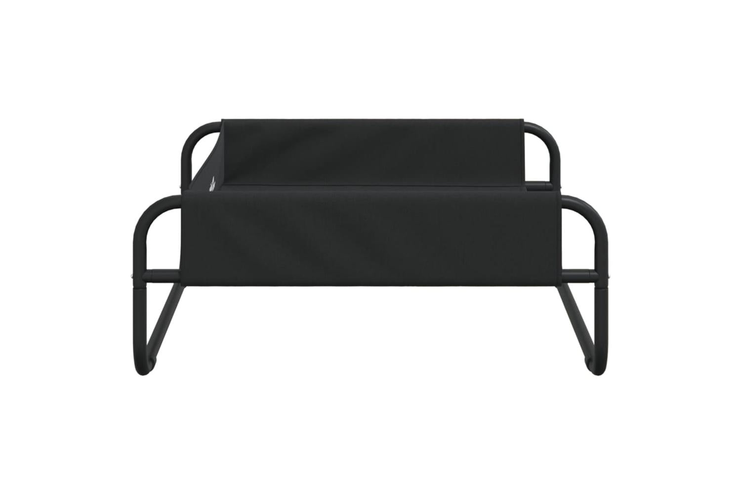 Elevated Dog Bed Anthracite Oxford Fabric And Steel-6